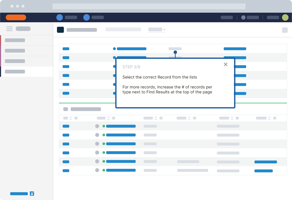 Whatfix-in-app-guidance-flow-bullhorn