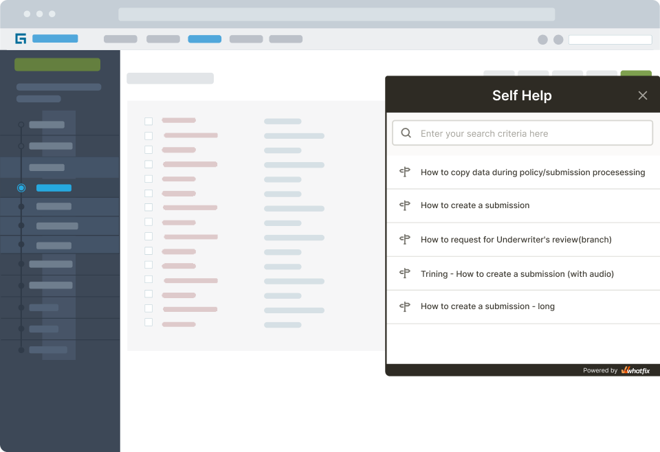 Whatfix-guidewire-self-help